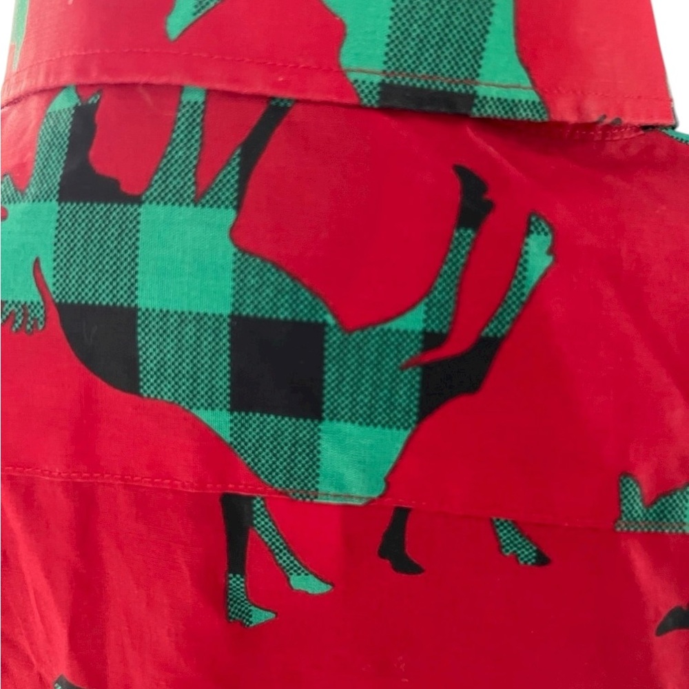 Men’s holiday Christmas button down buffalo plaid shirt by North Pole - size XL - Picture 6 of 11